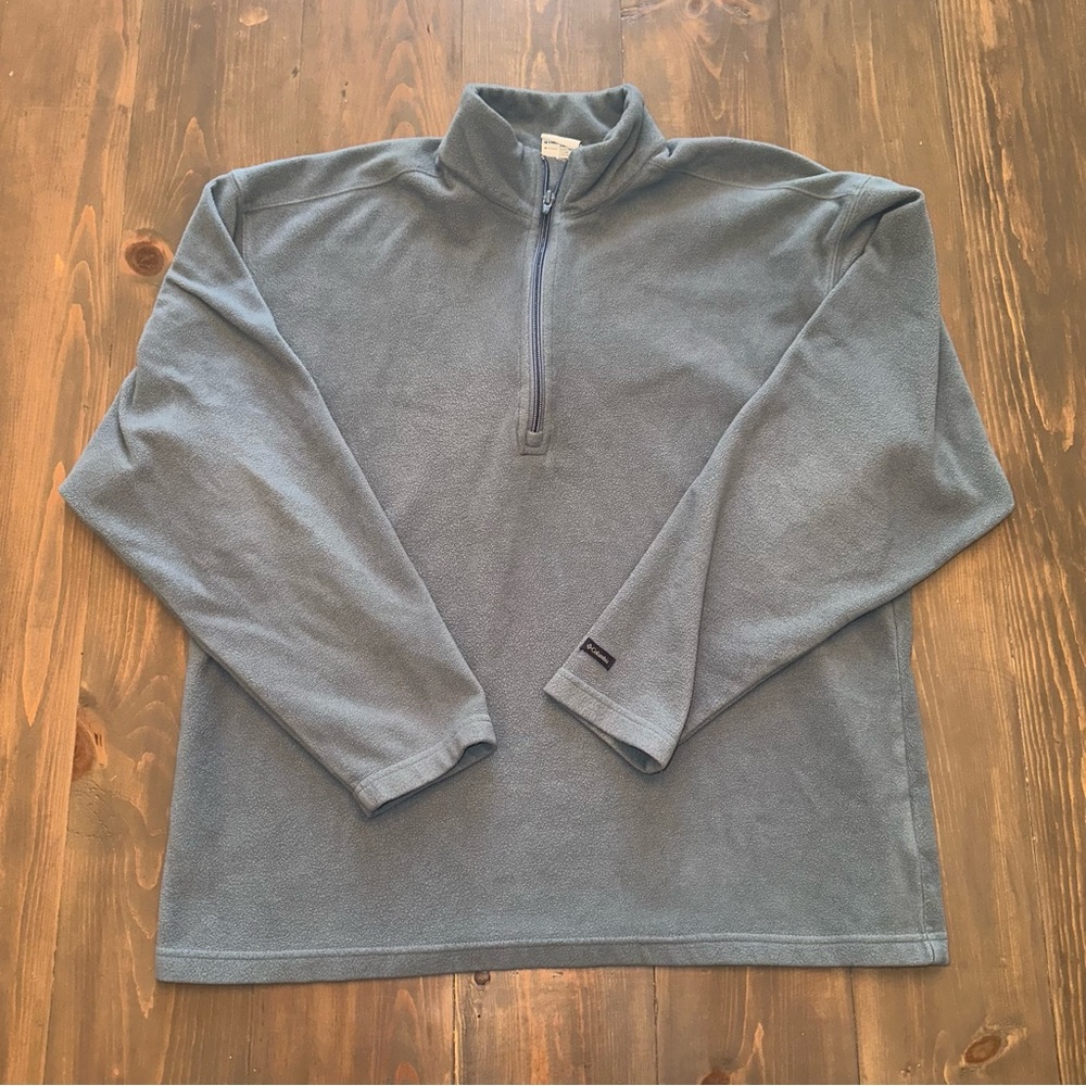 Columbia mens half zip pull over sweater